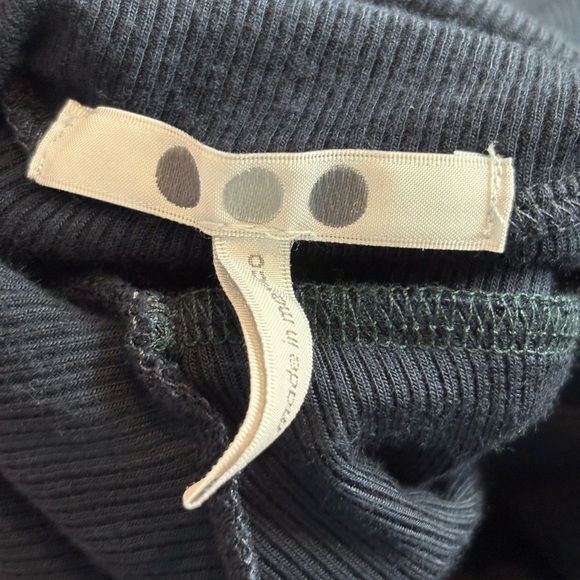 Three Dots Blue Cowl Neck Long Sleeve Stretch Ribbed Blouse Top Size Xs X-small - Picture 3 of 15